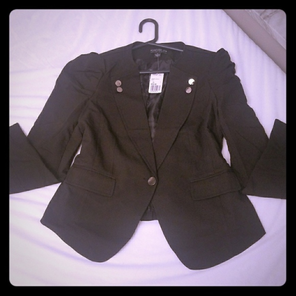 NEW Women's Black Career Blazer XL